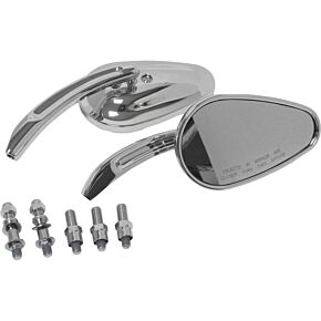 HARDDRIVE Mirrors Chrome Tapered Chrome