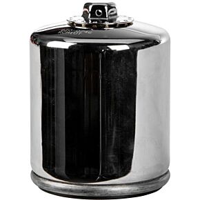 HARDDRIVE Oil Filter M8 Chrome Heavy Duty W/ Hex