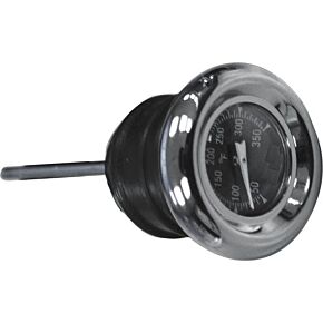 HARDDRIVE Oil Temp Gauge 2 3/4" Dipstick Black Face