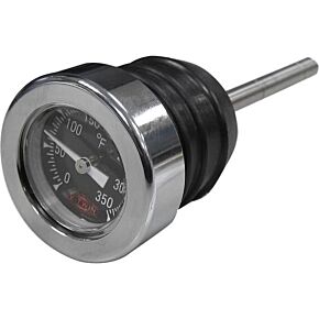 HARDDRIVE Oil Temp Gauge 2 7/8" Dipstick 00-17 Softail