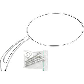 HARDDRIVE Oval Arrow Mirror Chrome