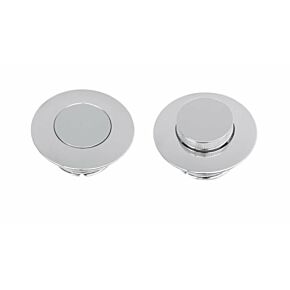 HARDDRIVE Pop-up Screw In  Vented Chrome 2.75" Rh `96-20