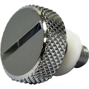 HARDDRIVE Quarter Turn Thumb Screw 1/4-28 Chrome