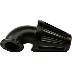 HARDDRIVE Ram Air Filter Chopped Black 4.5"x10"