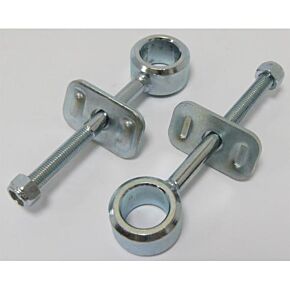 HARDDRIVE Rear Axle Adjuster Set Zinc Flt 84-96 Oem 41573-84