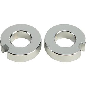 HARDDRIVE Rear Axle Collar Set Chrome Fxst 00-07 Oem 47577-00
