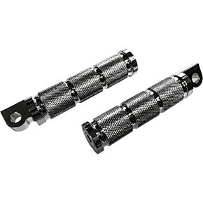 HARDDRIVE Rider Footpegs Retro Chrome Pre 2017