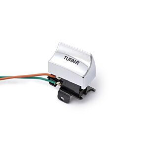 HARDDRIVE Right Turn Signal Switch Assy Chrome 82-95