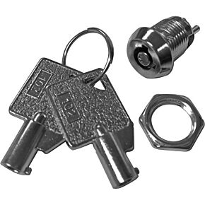 HARDDRIVE Round Key Ignition Universal Chrome