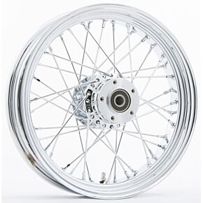 HARDDRIVE Rr 40-spk Chrome 18x3.5 Bt/xl-hub 3/4" Axl Pre 99