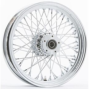 HARDDRIVE Rr 60-spk Chrome 16x5.5 Wide-hub 3/4" Axl 00 Ltr