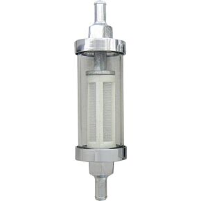 HARDDRIVE See-flow Fuel Filter 3-1/4"x 1-1/8" 1/4" Fuel Line
