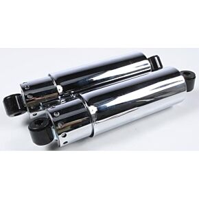 HARDDRIVE Shock 11" W/long Cover Chrome Big Twin 73-86