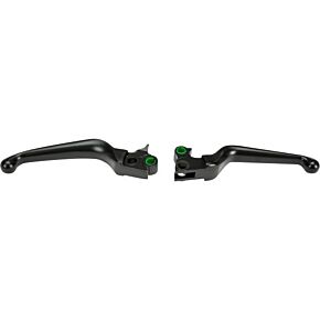 HARDDRIVE Smooth Lever Set Blk Big Twin 96-16  Xl 96-03