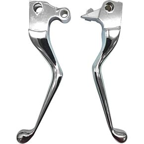 HARDDRIVE Smooth Lever Set Chrome Xl 04-06