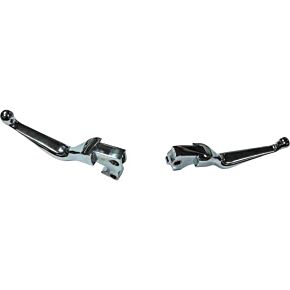 HARDDRIVE Smooth Lever Set Chrome Xl 07-13