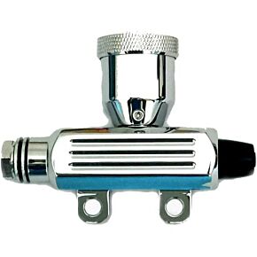 HARDDRIVE Smooth Rear Master Cylinder Chrome