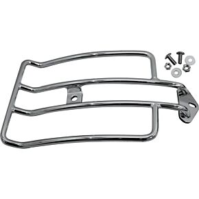 HARDDRIVE Solo Luggage Rack Chrome 06-17 Softail W/ 200mm Tire
