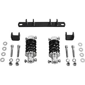 HARDDRIVE Solo Seat Complete Kit Dual 6.5" Shocks