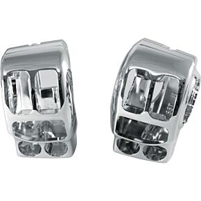 HARDDRIVE Switch Housing 14-up Flh/flt Chrome