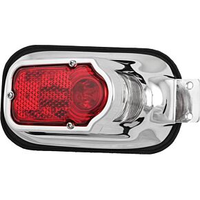 HARDDRIVE Taillight Tombstone Stk Chrome Oe#68003-47