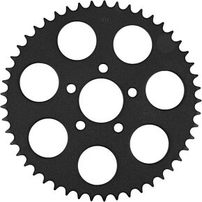HARDDRIVE Textured Black Rr Sprocket 49t 2000-13 Big Twin Flat