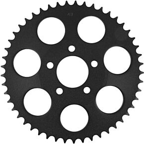 HARDDRIVE Textured Black Rr Sprocket Dished 49t 00-13 Big Twin
