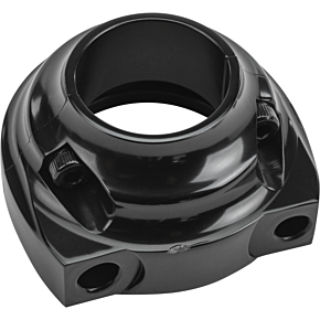 HARDDRIVE Throttle Clamp Double Cable Snap In Style Black