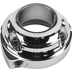 HARDDRIVE Throttle Clamp Single Cable Screw In Style Chrome