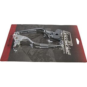 HARDDRIVE Touring Levers 3-slot Chr Hydro Clutch