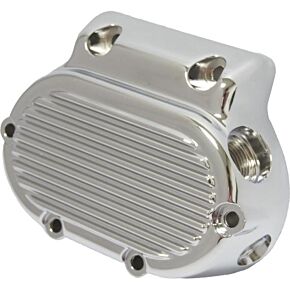 HARDDRIVE Trans End Cover 5 Speed Finned Chrome Big Twin 87-06