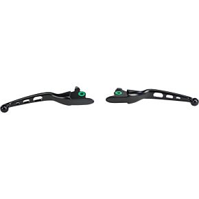 HARDDRIVE Tri-hole Lever Set Black Touring 17-20 Except Tri Glide