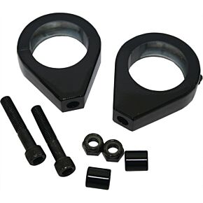 HARDDRIVE Turnsignal Clamps 39mm Pr Black