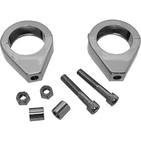HARDDRIVE Turnsignal Clamps 39mm Pr Chrome