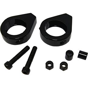 HARDDRIVE Turnsignal Clamps 41mm Pr Black