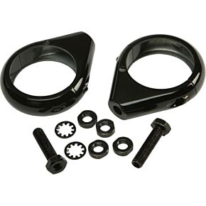 HARDDRIVE Turnsignal Clamps 49mm Pr Black