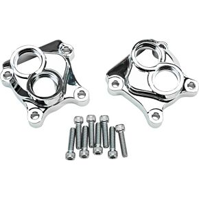 HARDDRIVE Twin Cam Tappet Cover Set Chrome