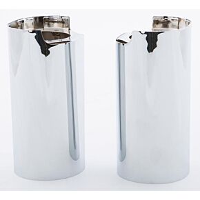 HARDDRIVE Upper Fork Tube Covers Chrome Touring 14-up
