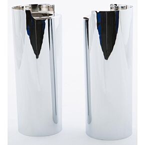 HARDDRIVE Uppr Fork Tube Cvrs Chrome +2" Touring 14-up