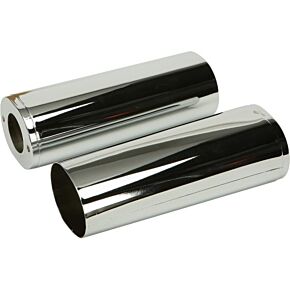 HARDDRIVE Uppr Fork Tube Cvrs Chrome +2" Touring 84-13 Flst 86-14