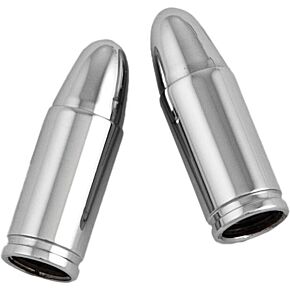 HARDDRIVE Valve Stem Caps Chrome Bullet Pr