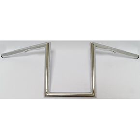 HARDDRIVE Z-bar One Inch Dimpled 10 Inch Chrome