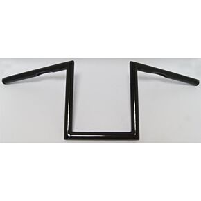 HARDDRIVE Z-bar One Inch Dimpled 10 Inch Gloss Black