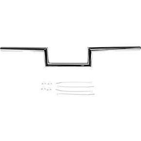 HARDDRIVE Z-bar One Inch Dimpled 4 Inch Chrome