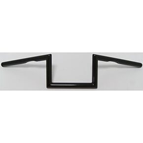 HARDDRIVE Z-bar One Inch Dimpled 6 Inch Gloss Black