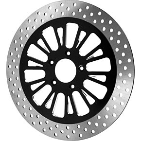 HAWG HALTERS INC 13" Front Brake Rotor 2.22" Id Black Carrier