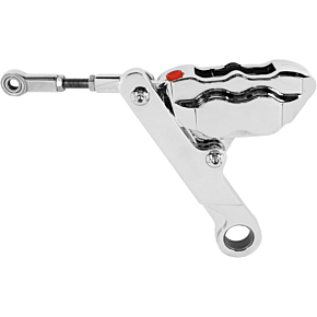 HAWG HALTERS INC 4 Piston Front Brake Kit Flsts Chrome