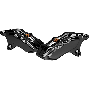 HAWG HALTERS INC 6 Pist Front Dual Caliper Kit Black W/ 11.8" Rotor