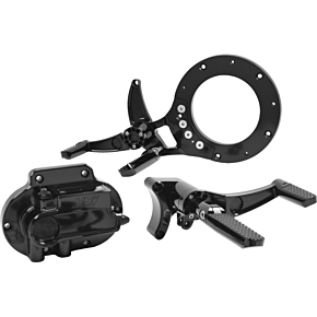 HAWG HALTERS INC Mid-cntrl Kit Cbl Clutch Black Flh 21-up