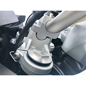 HELIBARS Handlebar Risers Silver Bmw